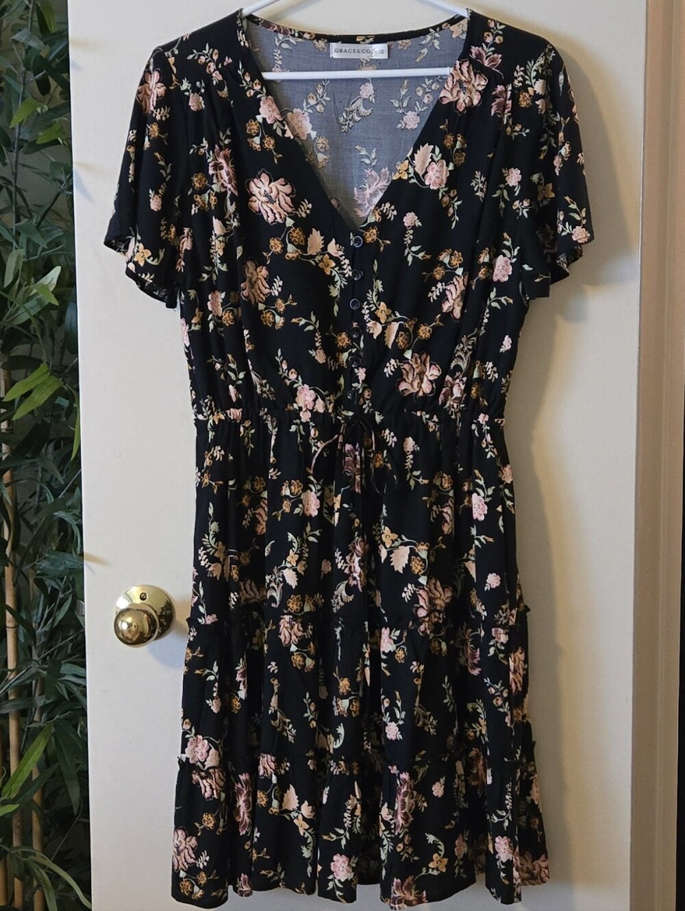 Dress Salty Crush Medium Black
